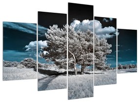 Hófehér fa képe (150x105 cm)