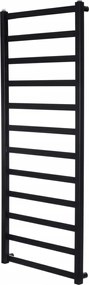 Fürdőszobai Radiátor Létra Fekete 50cm Vivo 130/50 Lengyel Gyártó