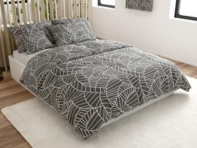Mikroszálas ágyneműhuzat CHARCO szürke Ágyneműhuzat mérete: 2 db 70 x 90 cm | 200 x 220 cm