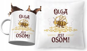 Olga párna ajándék bögre szett fényképes nyomtatással