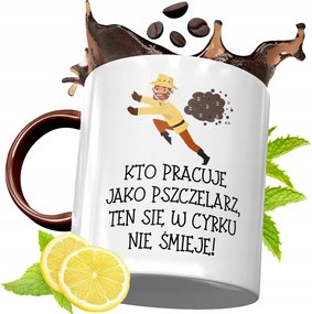 Bordó Bögre Méhésznek Születésnapra Ajándék fényképes nyomattal