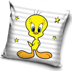 Bolondos Dallamok Tweety párna, díszpárna 40x40 cm