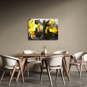 Kép - Foci a nagyvárosban (üvegen) (70x50 cm)