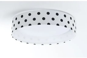 GALAXY KIDS LED/24W/230V pontozott fehér-fekete dimmelhető lámpa + DO