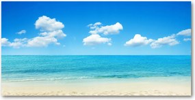 Védőpanel Paradicsom tengerpart 100x50 cm Ragasztó