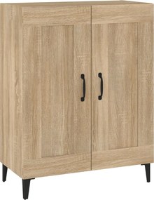 vidaXL sonoma tölgy színű szerelt fa tálalószekrény 69,5 x 34 x 90 cm