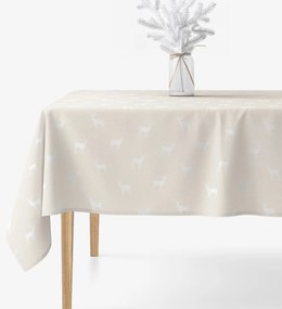 Goldea szögletes terítő natura - szarvasok természetes talajon 100 x 100 cm