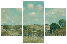 Kép - Alfred Sisley,  Meadow, reprodukciók (90x60 cm)