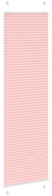 pliszírozott redőny rózsaszín 55x200 cm szövetszélesség 54,4 cm