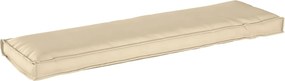 vidaXL Párna Bézs 140 x 40 x 8 cm Oxford Szövet