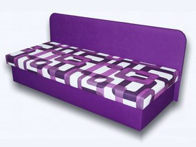 Egyszemélyes ágy (dívány) 80 cm Lady IV (Lila 49 + Gusto 10). 793126