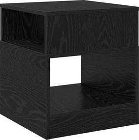 vidaXL Végasztal Fekete tölgy 40,5 x 40 x 45 cm Faanyag