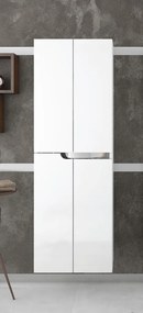 Piramida BETA fali fürdőszoba - ÁLLÓSZEKRÉNY - fehér - 50 x 150 x 30 cm