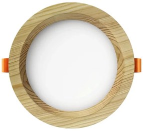 APLED - LED Lámpa RONDO WOODLINE LED/6W/230V 4000K átm. 15 cm fenyő tömör fa