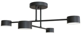 EMIBIG 1355-4 HALO Loft Mennyezeti Lámpa Fekete GX53 IP20
