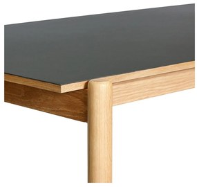 Tölgyfa étkezőasztal 107x190 cm Oblique – Hübsch