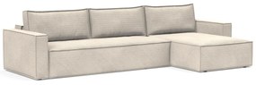 Newilla Lounger ágyazható kanapé, 594, natúr kordbársony