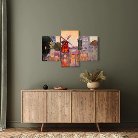 Kép - Moulin rouge, Párizs, Franciaország (90x60 cm)