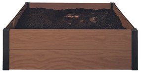 Keter Maple Square magaságyás, barna, 106 x 106 x 32 cm, M