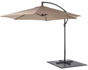 Lifetime Garden Függő Gémes Kitekerhető Napernyő, 3 m, barna, 180gr/m2