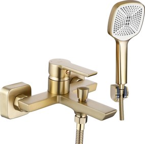 Rea Argus, kádcsaptelep kézi pontos zuhanykészlettel, arany matt, REA-B6414