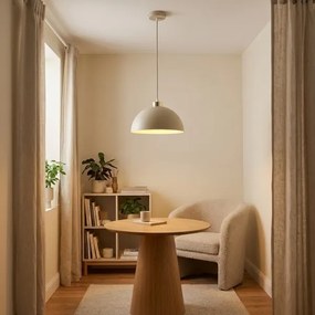 Brilagi - Kábelcsillár MOON 1xE27/60W/230V Ø 30 cm bézs/arany