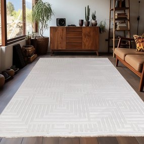 Krémszínű szőnyeg 200x290 cm Sahara – Ayyildiz Carpets