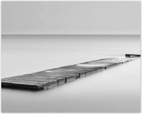 Poszterek 50x40 Híd Tenger Fekete-fehér
