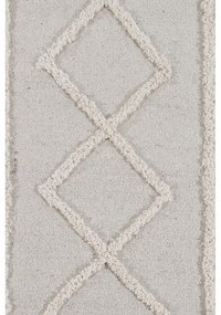 Fehér mosható kézi szövésű pamut szőnyeg 120x160 cm Tribu Natural – Lorena Canals