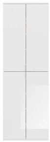 Project X 2 ajtós előszobai gardrób szekrény matt fehér