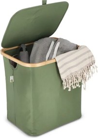 Ruháskosár NOLVIO 50 L, zöld