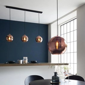 Endon modern függeszték boli fekete tükör réz end102930
