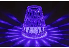 Rabalux 76004 - LED RGB Dimmelhető újratölthető asztali lámpa SIGGY LED/2W/5V 3000K