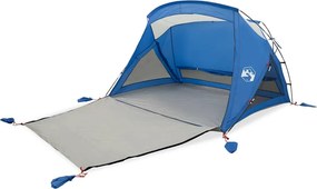 vidaXL 2 személyes azúrkék vízálló strandsátor
