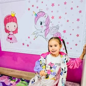 INSPIO Gyerekszoba falmatrica - Unikornis