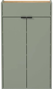 Zöld-natúr színű előszoba bútor Ameca – Germania