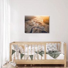 Kép - Hajnal a kanyarulaton (üvegen) (70x50 cm)