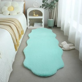Mentazöld szintetikus szőrme szőnyeg 60x180 cm Caty – Ayyildiz Carpets
