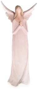 Praying Angel rózsaszín dekoratív szobrocska, magasság 14,5 cm - Dakls