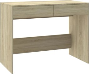 vidaXL sonoma tölgy színű szerelt fa íróasztal 101x50x76,5 cm