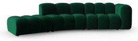 Sötétzöld sarokkanapé (jobb oldali) Lupine – Micadoni Home
