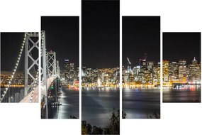 A Brooklyn-híd és a New York-i kép (150x105 cm)