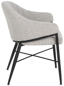 Világosszürke fotel – Ixia