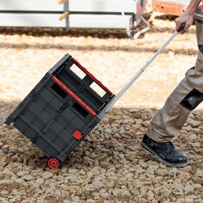 Cart Összecsukható szállítókocsi, fekete - KCT4040