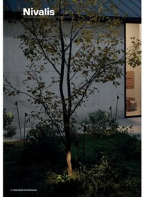 Redo 90711 - NIVALIS LED kültéri lámpa 2xLED/6,9W/230V 110 cm IP65 antracit