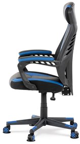 Kék Ekobőr Gamer Szék, Hinta Mechanikával. KA-Y213 BLUE