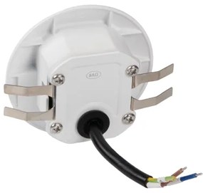 Kanlux 39123 - LED lépcsőlámpa érzékelővel EXIN 2,5W/230V 3000K IP65 fehér, kerek