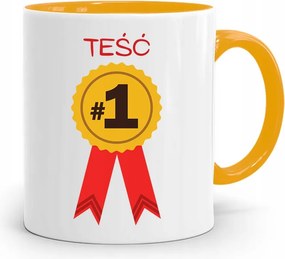 Sárga Bögre Apósnak Após Első Számú Ajándék fényképes nyomattal