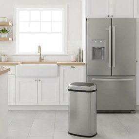 DEUS érzékelős szemetes, 58 liter, ezüst Jurhan