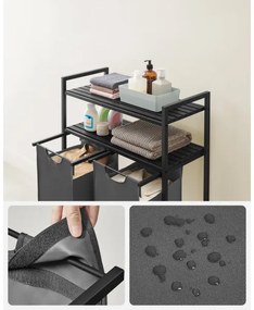 REX szürke szennyeskosár